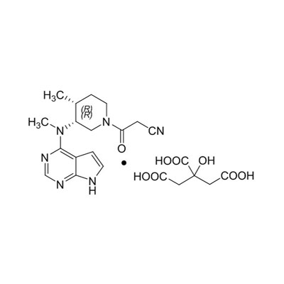 (3R,4R)-4-Methyl-3-(methyl-7H-pyrrolo[2,3-d]pyrimidin-4-ylamino)-b-oxo-1-piperidinepropanetrile: 2-Hydroxy-1,2,3- propanetricarboxylate