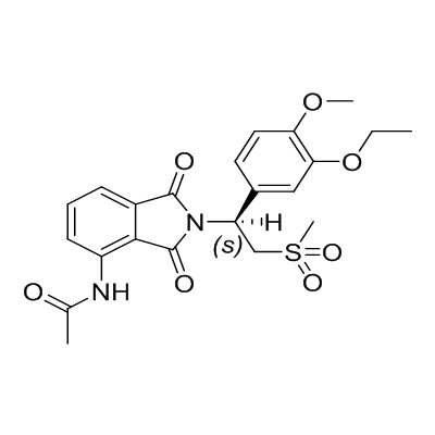 (+)-N-［2-［1(S)-(3-ethoxy-4-methoxyphenyl)-2-(methylsulfonyl) ethyl］-1,3-dioxo-2,3-dihydro-1H-isoindol-4 - ອິລອາເຊຕາມິນ